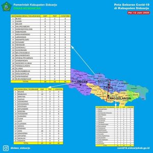 Update Terbaru Peta Persebaran Covid-19 di Kabupaten ...