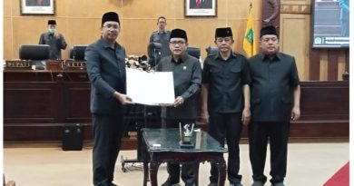 Ketua DPRD Sidoarjo H.Usman Pimpin Rapat Paripurna,Bahas RPJPD 2024-2025